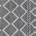 Kosas Home Sonora 60 X 96 Lattice Polyester Fabric Accent Rug In Gray/Ivory