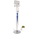 Brella Fella Umbrella Bag Wrapper Station With Sign Frame - Wrap Umbrellas For Rain - Be Safe, Wrap It Up! - 100 Long Bags Inclu