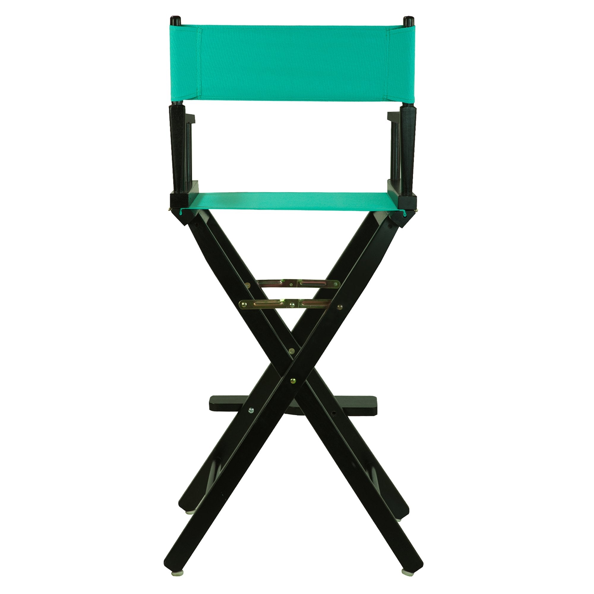 Casual Home 30&quot; Director'S Chair Black Frame-With Teal Canvas, Bar Height