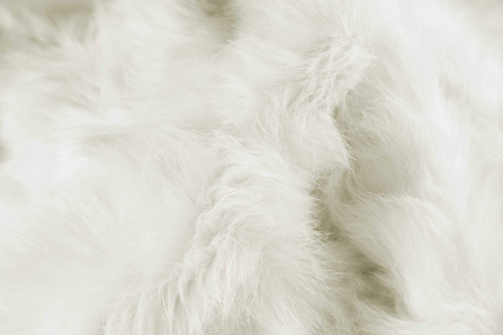 HomeRoots Decor 24'x 72'x 1.5' Acrylic Plush Sheepskin Double, Area Rug - Off White