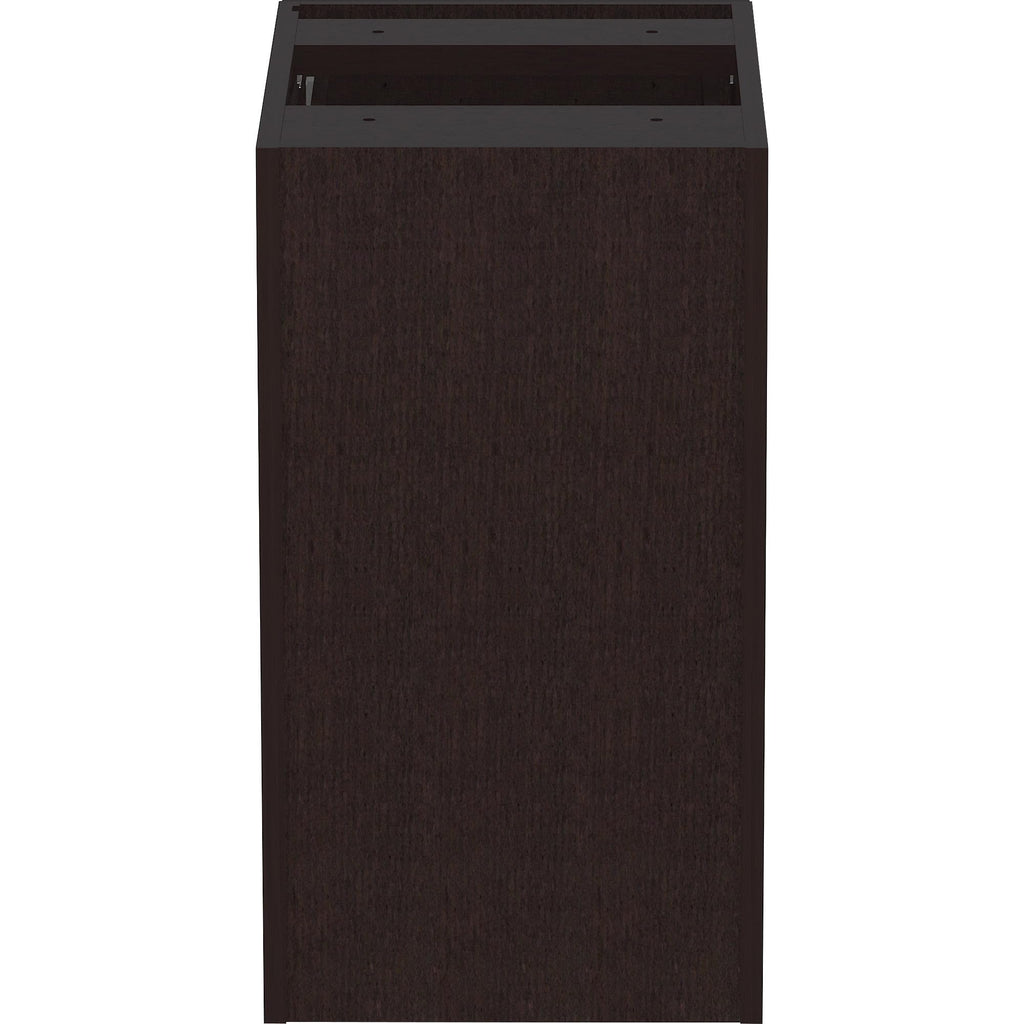 Lorell, LLR18220, Essentials Espresso Laminate Pedestal, 1 Each