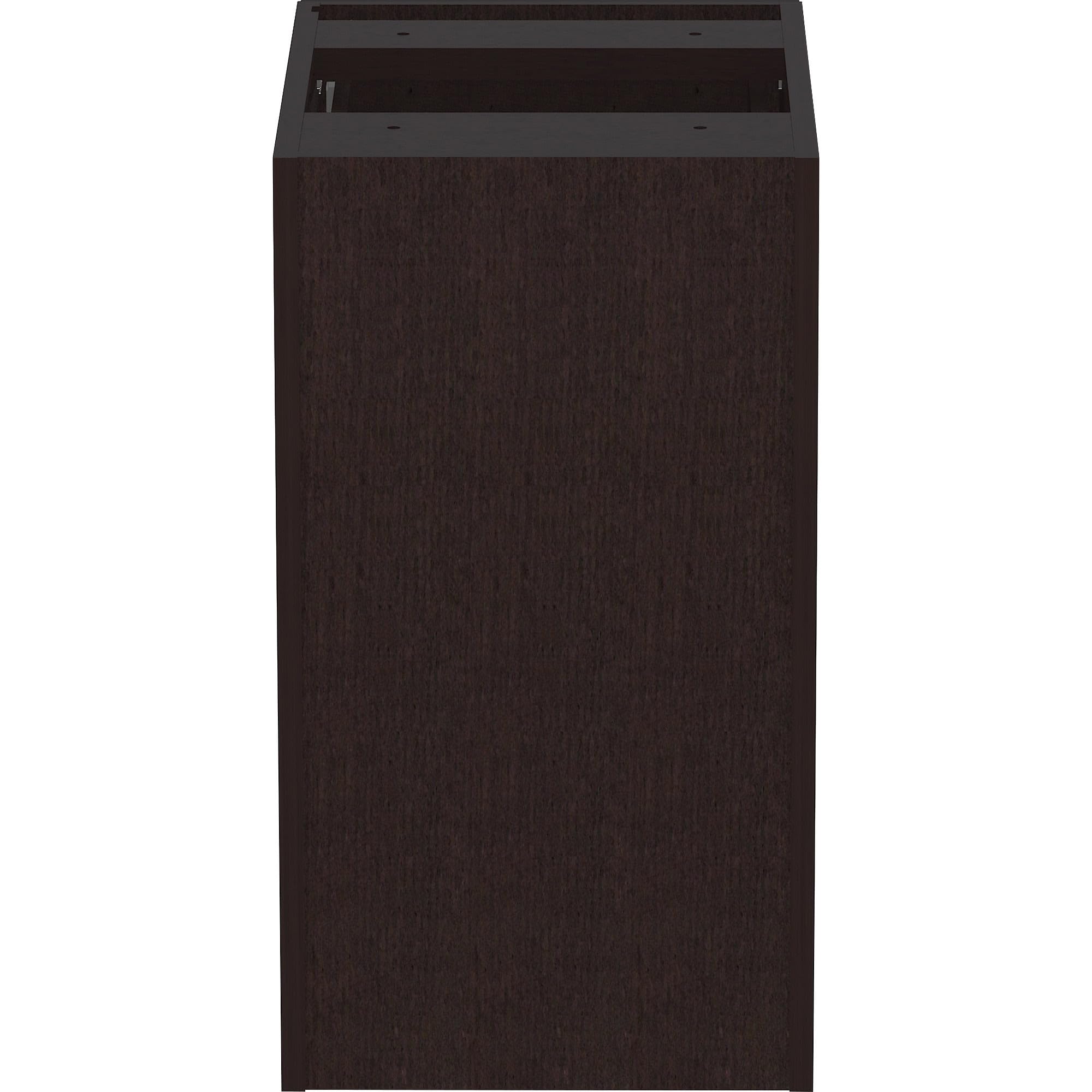 Lorell, LLR18220, Essentials Espresso Laminate Pedestal, 1 Each