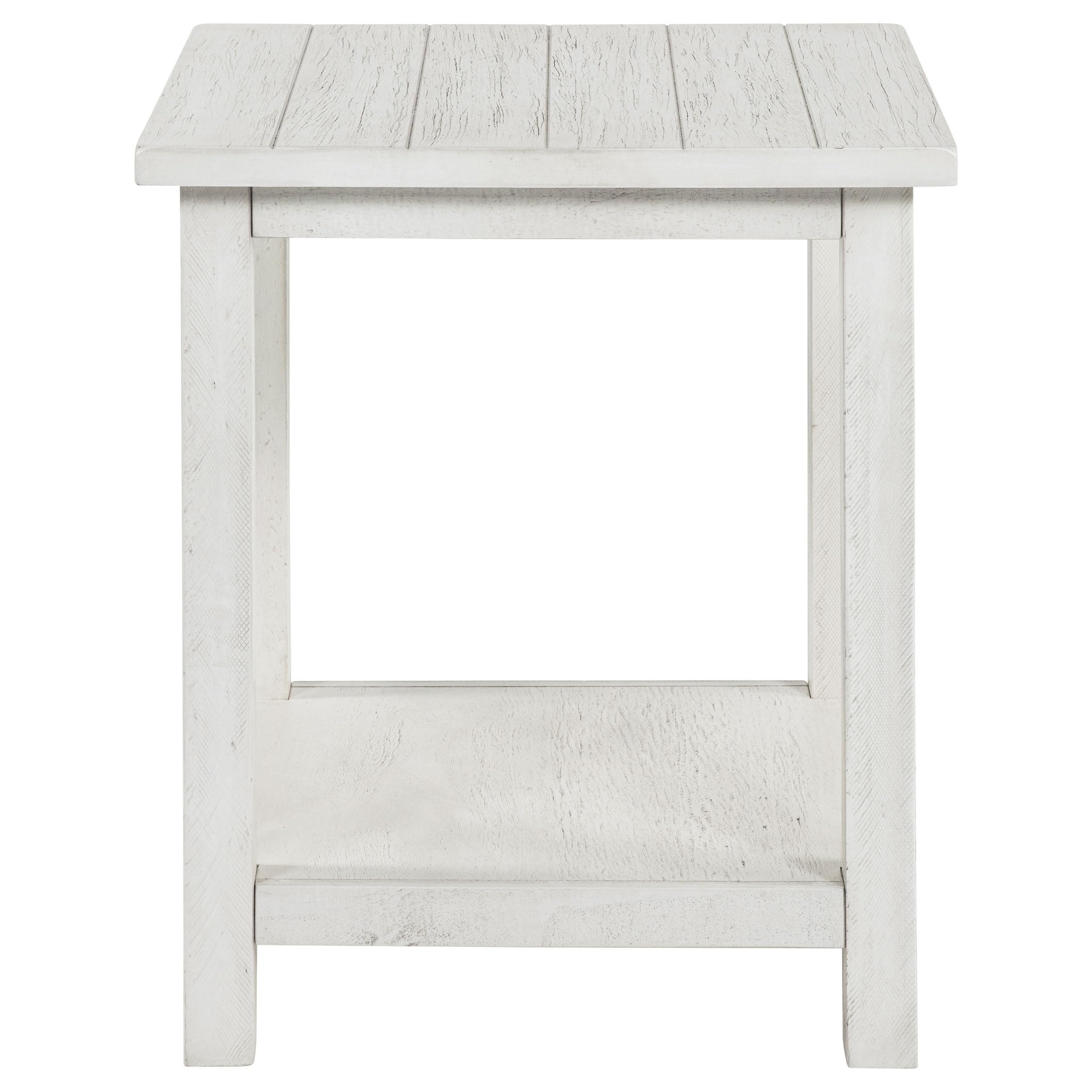 Coaster Home Furnishings Payne Wood End Table with Shelf White