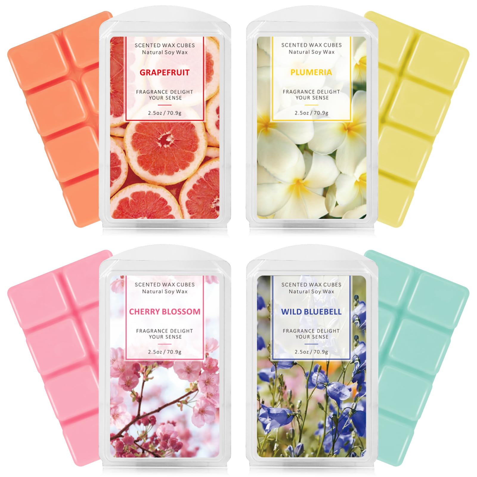 SCENTORINI Wax Melts, Scented Wax Melts Wax Cubes, Soy Wax Melts for Wax Warmer Candle Wax Melt Summer Wax Melts Christmas Decor