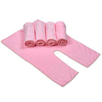 Facial Towels Professional Split Design Microfiber For Spa Steam Esthetician Supplies Salon And Barber Tools (Soft Pink)