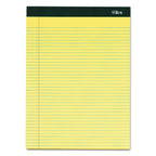 Top Docket Ruled Pads, 8-1/2 X 11-3/4, Canary, 100 Sheets, 6 Pads/Pack (63376)