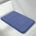 Home Brilliant Extra Thick Memory Foam Bath Mat Non Slip Absorbent Soft Floor Rugs for Bathroom Machine Washable Carpet 16 X 24