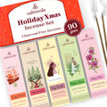 Happy Home Incense Sticks Multipack- (5 Variants) Charcoal Free, Made from Upcycled Flowers | Insense Cozy Warm Sticks Like Vani