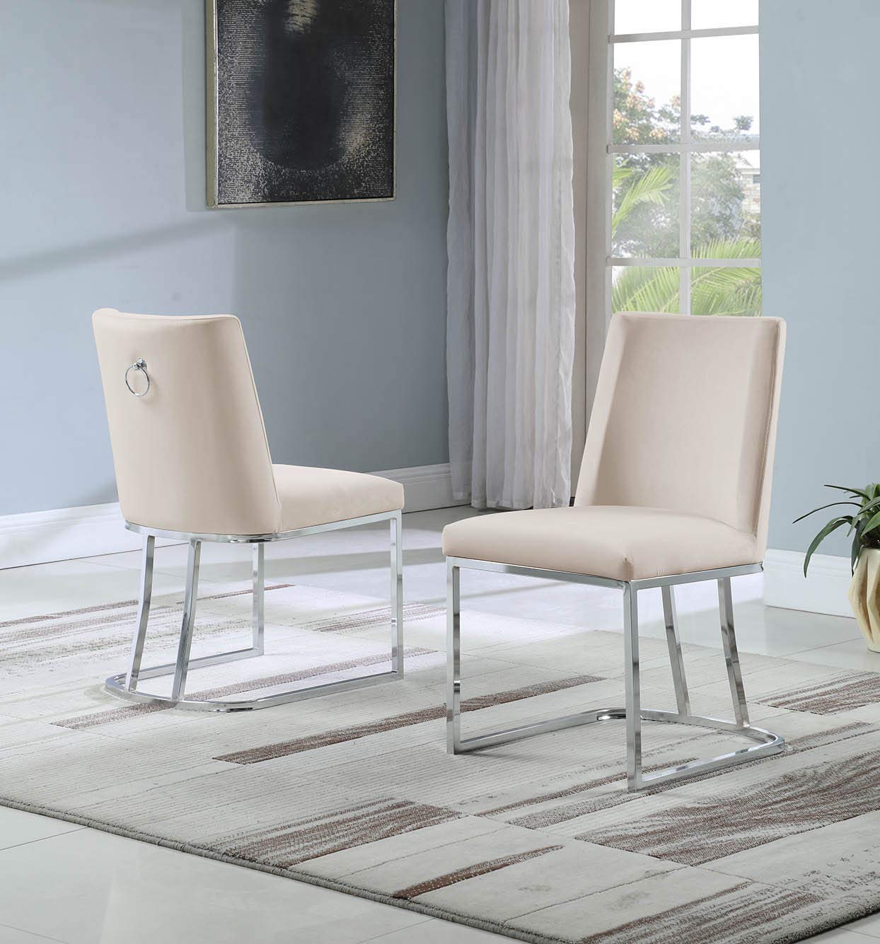 Best Quality Furniture Side Chairs, Beige