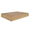 Nexera 3-Drawer Full Storage Bed, Size, Natural Maple