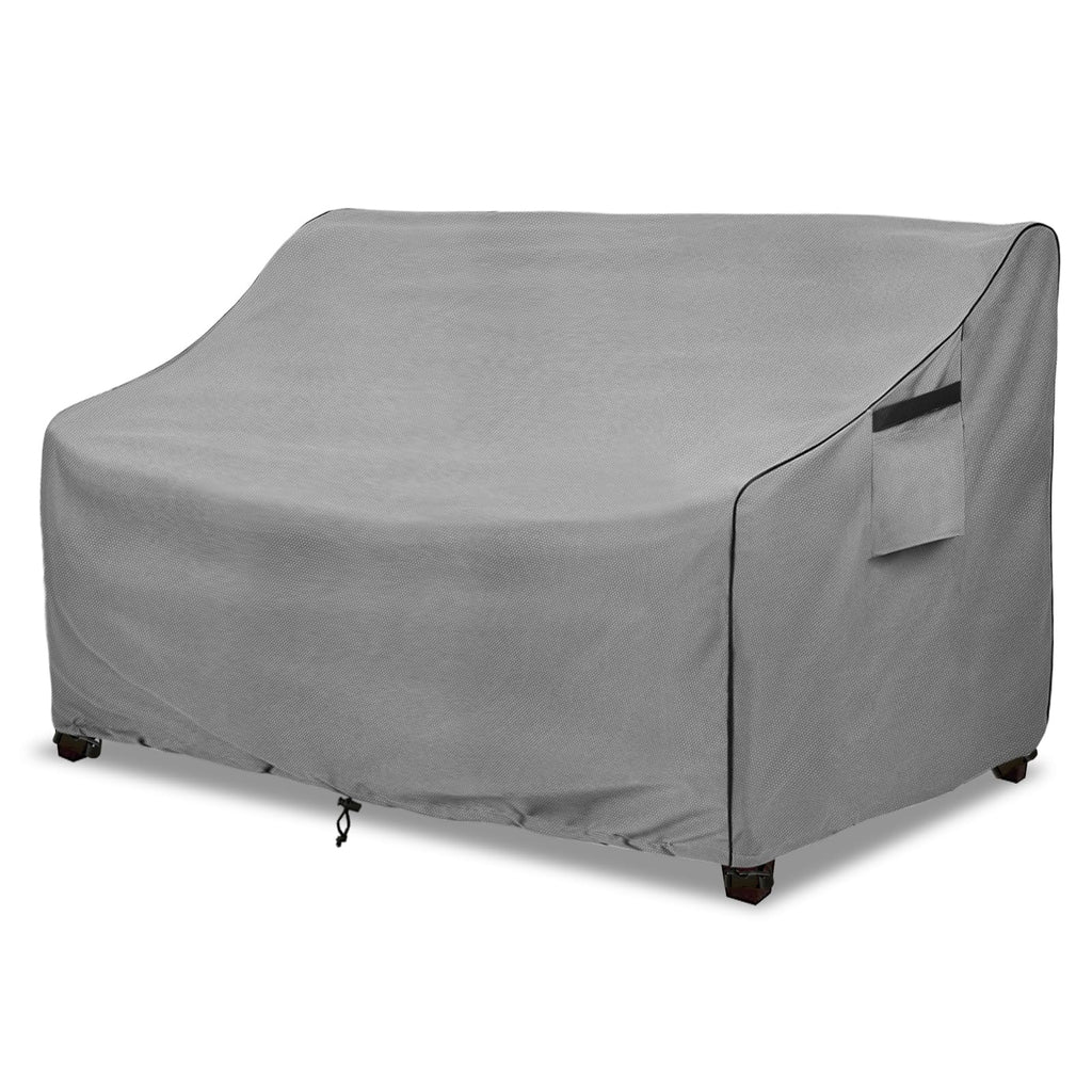 Okcool Heavy Duty Patio Sofa Cover, 100% Waterproof 3-Seater Outdoor Sofa Cover Fits Up To 76W X 32.5D X 33H Inches, Lawn Patio