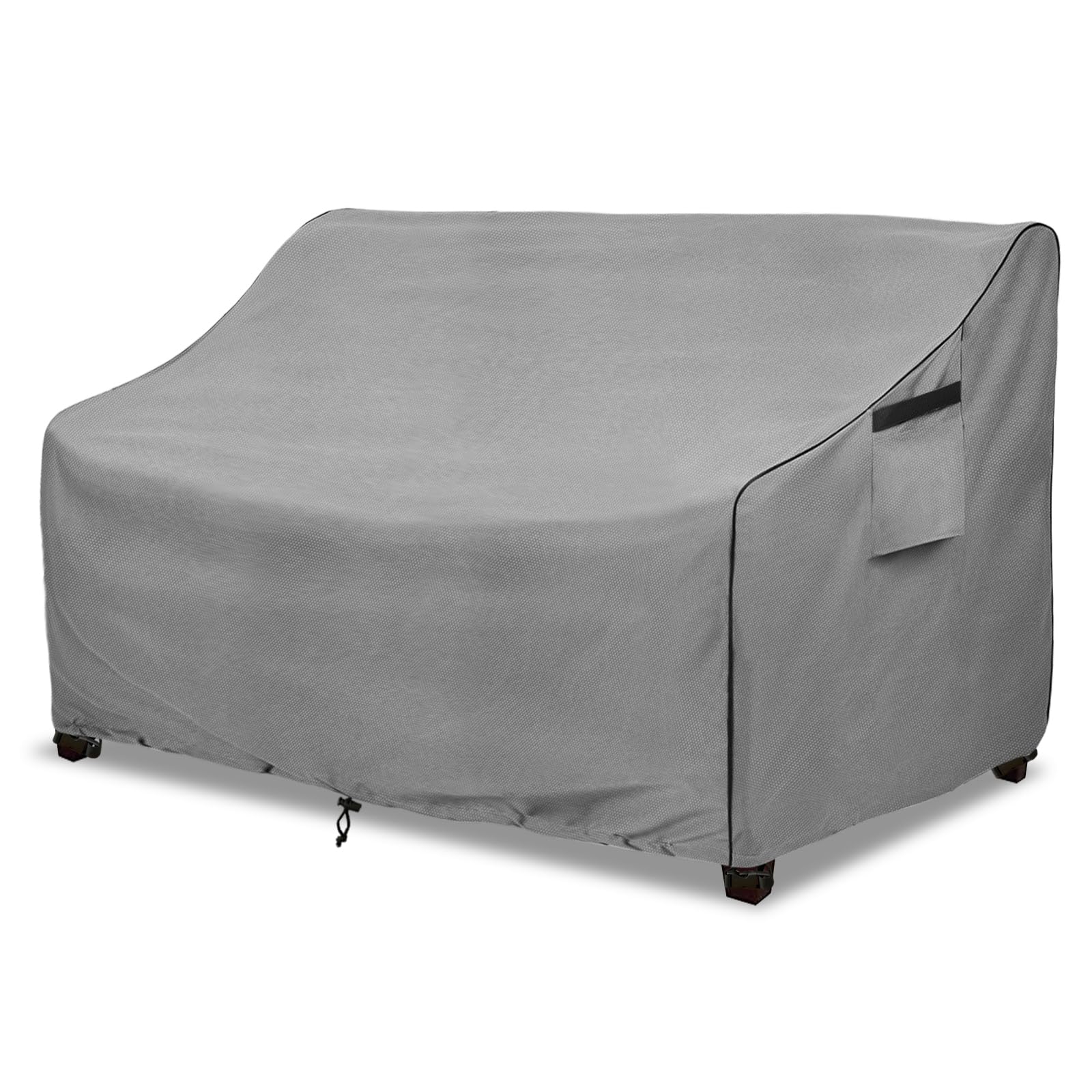 Okcool Heavy Duty Patio Sofa Cover, 100% Waterproof 3-Seater Outdoor Sofa Cover Fits Up To 76W X 32.5D X 33H Inches, Lawn Patio