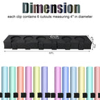 Colarr 2 Sets Seamless Paper Storage Clip Photo Backdrop Storage Rack 33 X 3 X 6 Inches Wall Mount Backdrop Holder Paper Rack Fo
