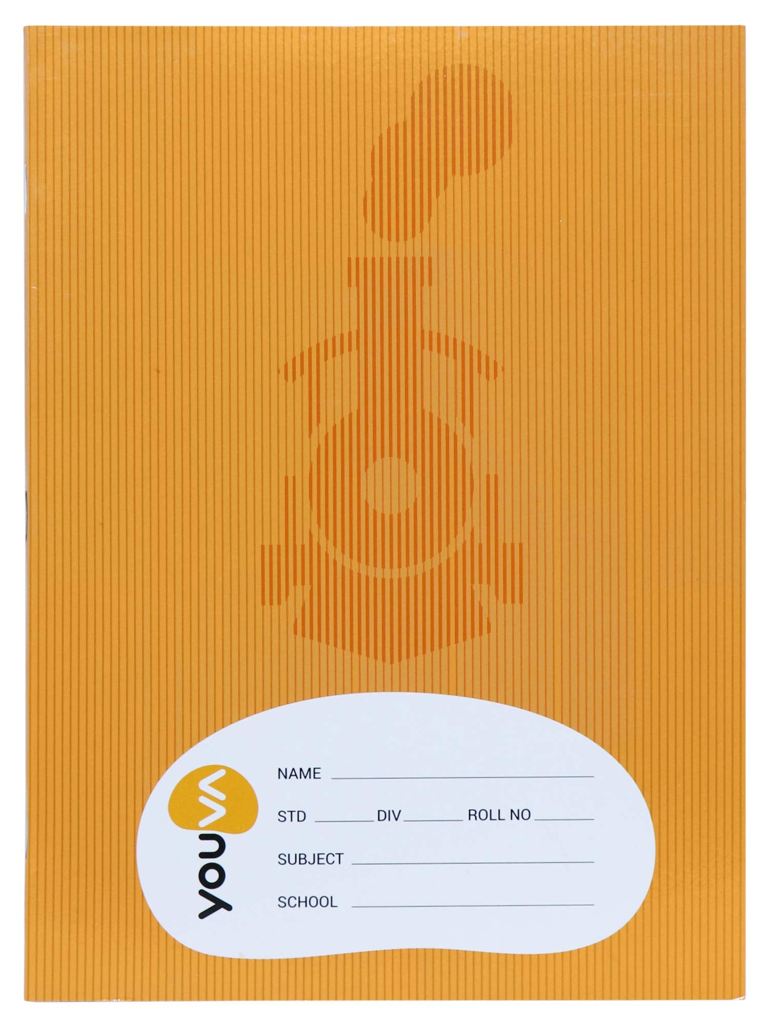 Youva Navneet Youva | Brown Soft Bound Note Book For Students | Jumbo Size - 18 Cm X 24 Cm | Sketch (1 Side Single Line / 1 Side