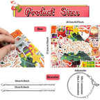 Advent Calendar 2024 Girls, Diy Jewelry Charm Bracelet Making Kit Beads, 24 Days Christmas Countdown Calendar, Stocking Stuffer