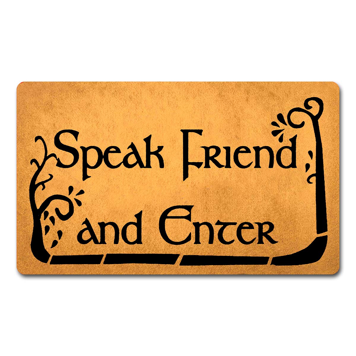 DEW XIA Funny Welcome Mats Anti-Slip Door Mats for Entrance Way Indoor Mat/Rubber Mat/Personality Rugs Kitchen Rugs and Mats 18'