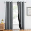 Nicetown Full Shade Curtain Panel, Energy Smart & Noise Blocking Out Blackout Drape For Dining Room Window, Thermal Insulated Gu