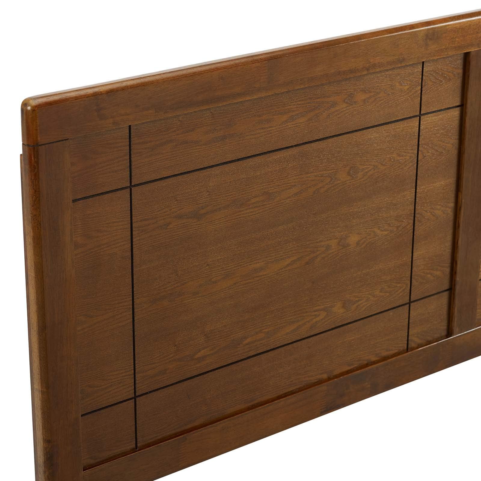 Modway Archie Queen Wood Headboard In Walnut
