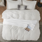 Bedsure Twin/Twin Xl Duvet Cover Kids - Soft Double Brushed Duvet Cover Twin, 2 Pcs, Includes 1 Ivory Kids' Duvet Cover (68'X90