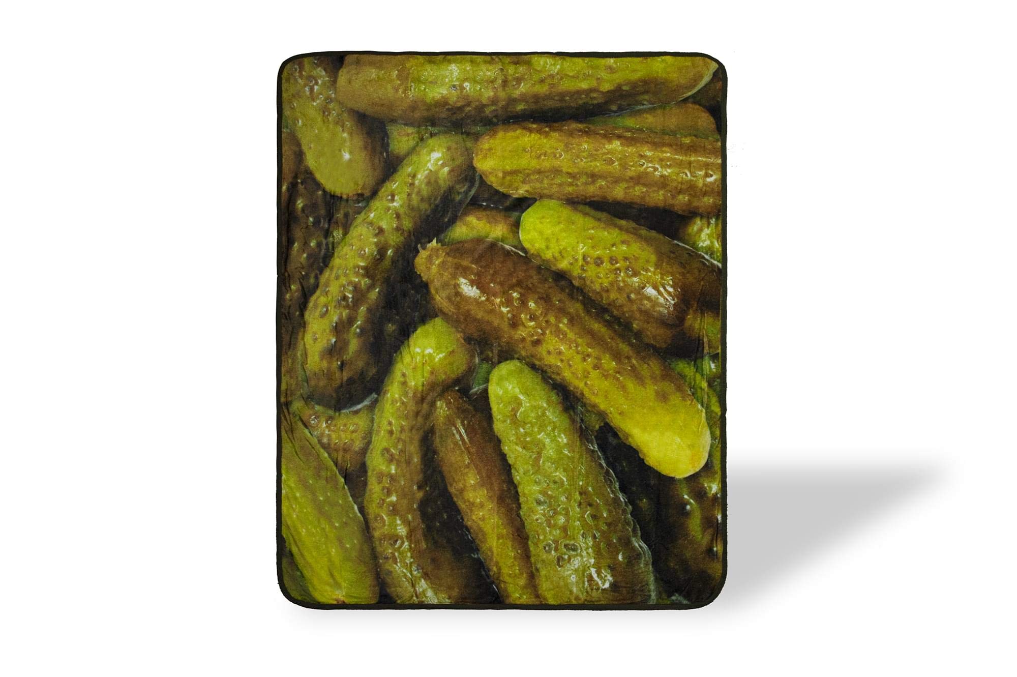 Just Funky Pickles Fleece Throw Blanket | Large Soft Fleece Pickle Blanket | Food Blanket Soft Blankets And Throws | Officially