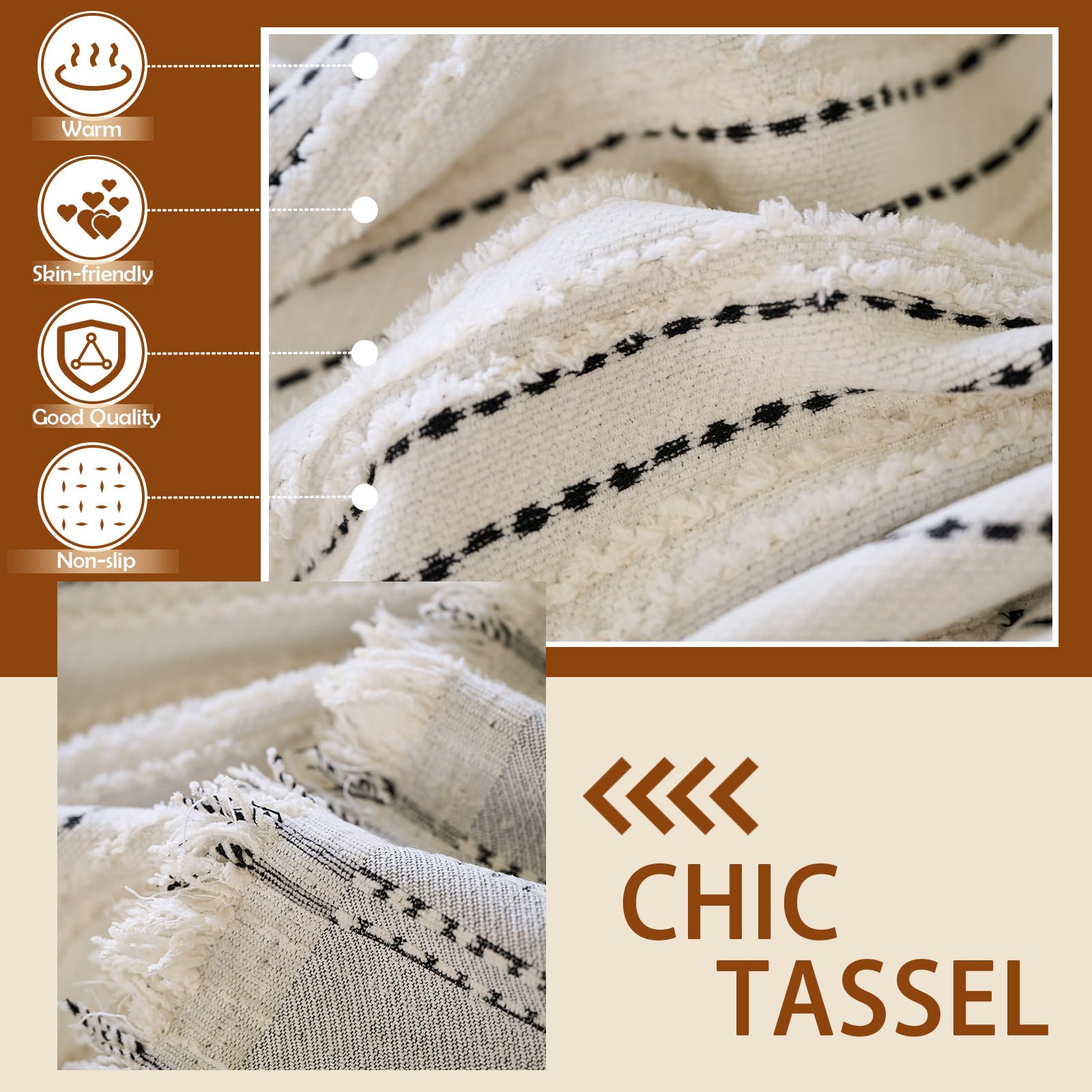 Handontime Couch Cover Pet Friendly White Sofa Covers For 3 Cushion Couch Washable Sofa Cushion Cover Jacquard Chenille Couch Co