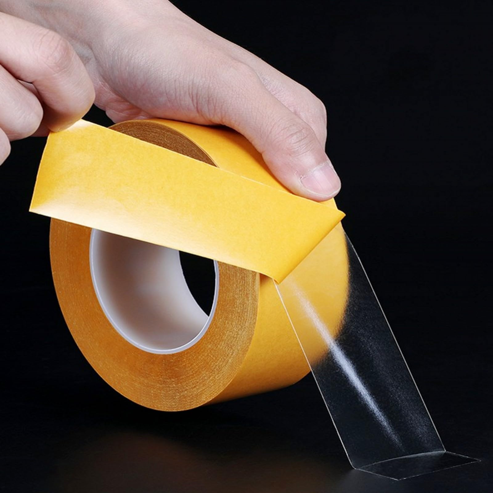 Ultra-Thin Clear Double Sided Tape Heavy Duty 2-Inch X 50 Feet Two Sides Strong Stick Mounting Adhesive Tape For Arts & Crafts,