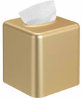 Livelab Tissue Box Cover, Square Metal Tissue Box Holder Modern Decor Facial Napkin Holder Tissue Box Dispenser for Bathroom Van