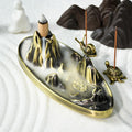 wellsee Incense Holder Incense Waterfall Incense Burner Waterfall Incense Burner Incense Waterfall Fountain Backflow Incense Bur