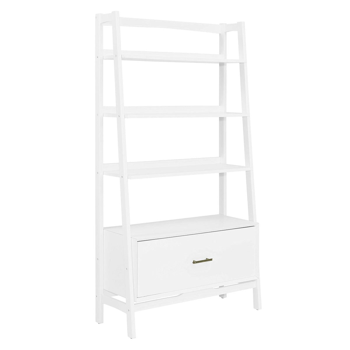 Crosley Furniture Landon Large Etagere Bookcase, White