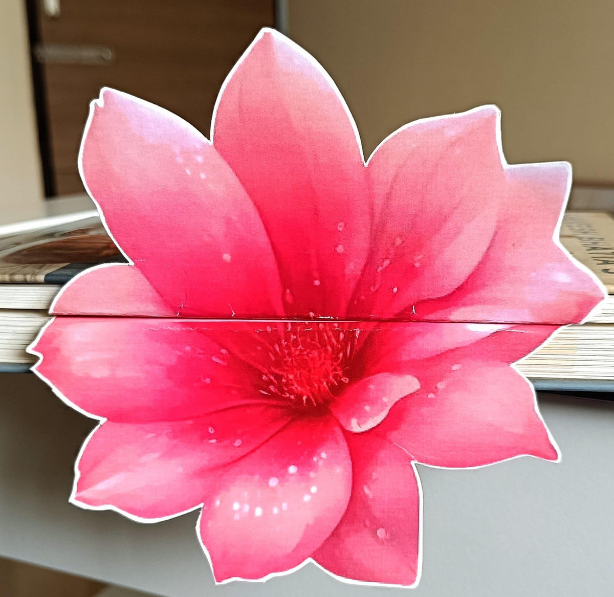 Flower Shape Tambola Tickets (10 Pcs) | Floral CutOut Housie Set | Foldable Garden Activity for Summer, Pink Dress Code, Ladies