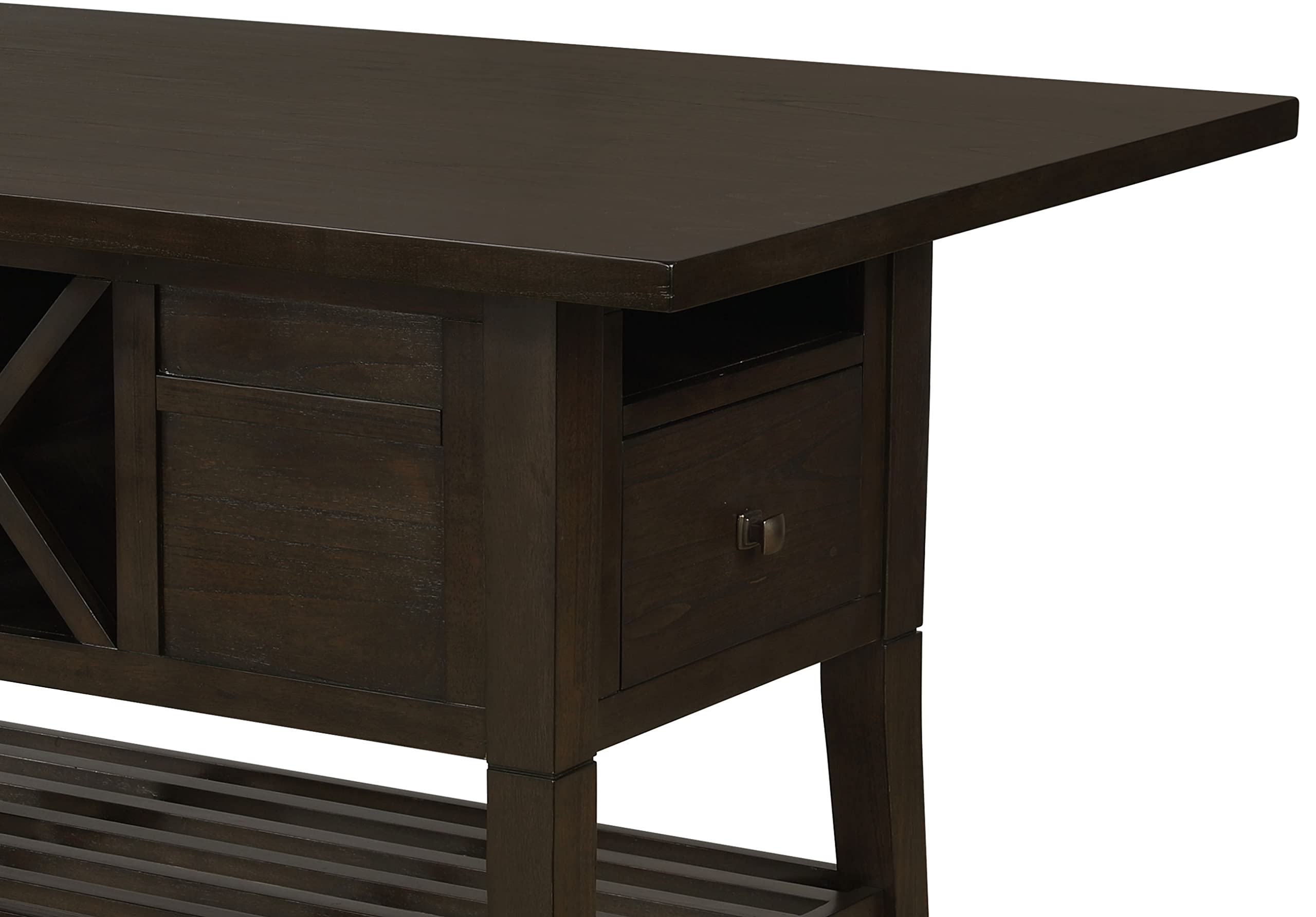 Furniture Dining Table, Cappuccino