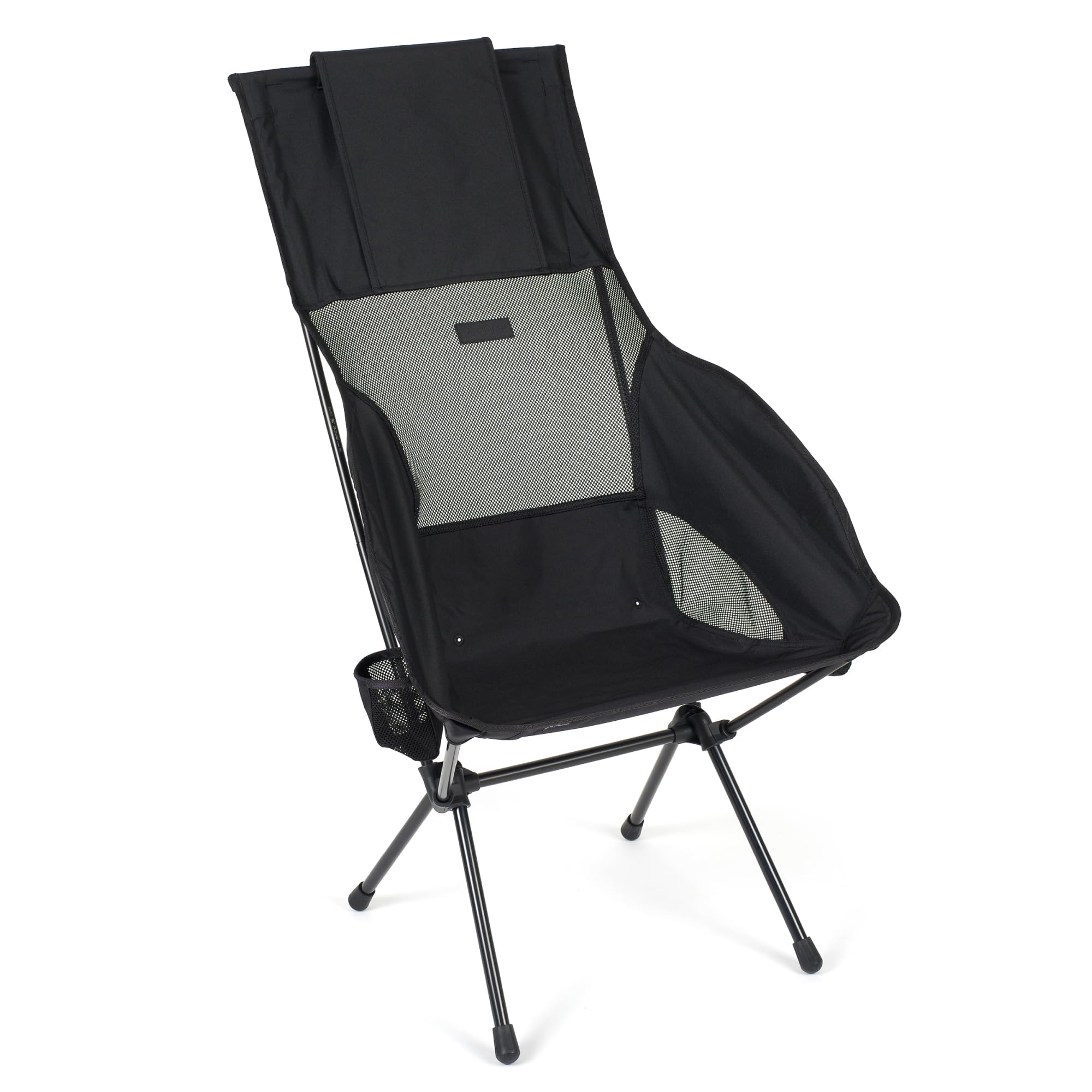 Helinox Savanna High-Back Collapsible Camping Chair, 4lbs, Comfort Outdoor Chairs, Picnic,High Back Camping Chair, Blackout