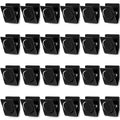Vndueey 24Pcs Strong Whiteboard Magnets - Heavy Duty Magnetic Clips For Refrigerator, Home, Office, Classroom - Black Metal Teac