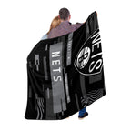 Northwest Nba Brooklyn Nets Raschel Throw Blanket, 60' X 80', Digitize