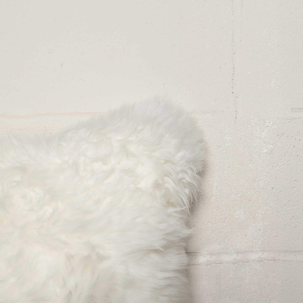 HomeRoots New Zealand Sheepskin, Microsuede, Polyfill 18'' X 18'' X 5'' 2 Pcs Lovely Natural Sheepskin Pillow