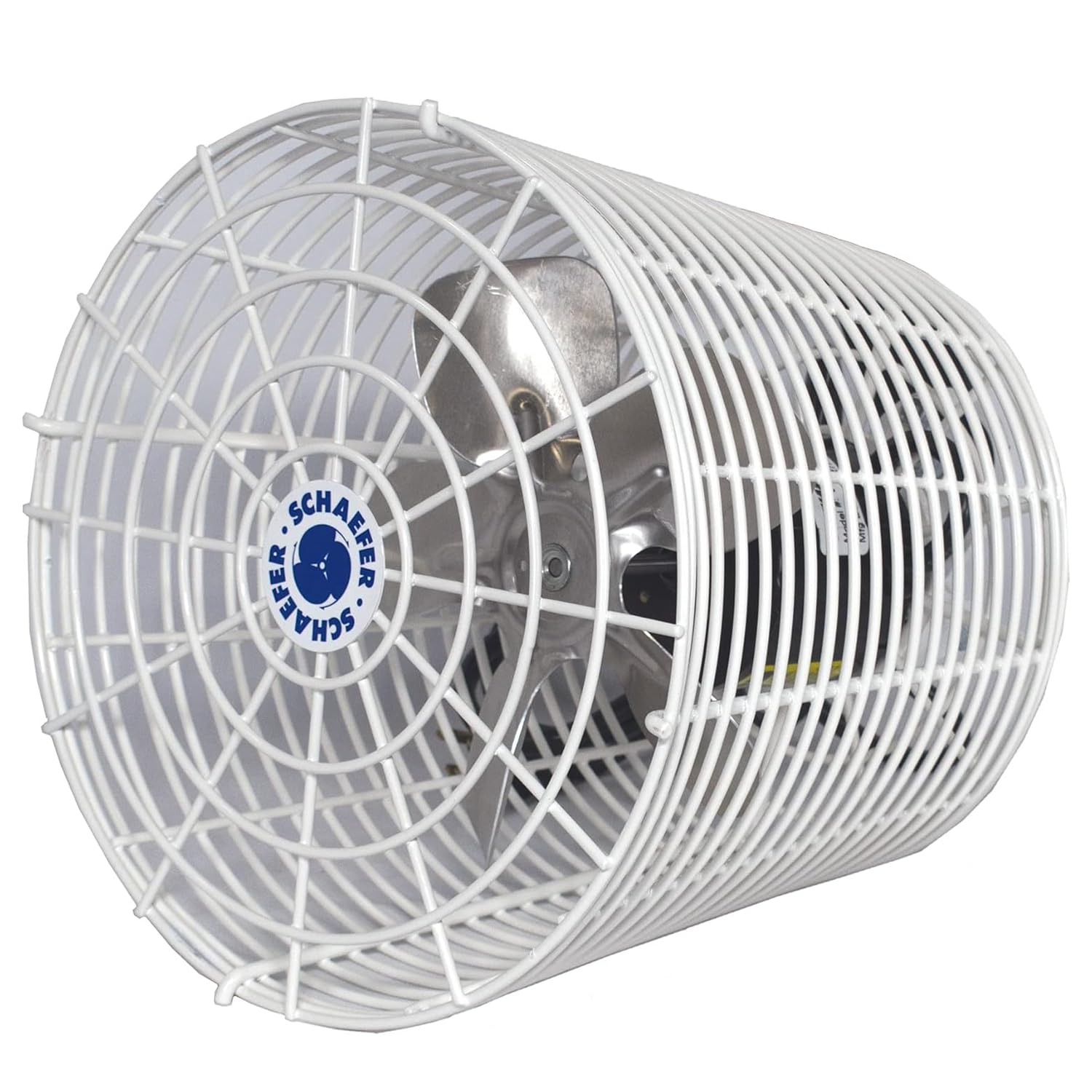Schaefer Vk8 Versa-Kool Air Circulator Fan, Ceiling Wall Mount Greenhouse Fan & Steel Guards, 450 Cfm, 1/100 Hp, Energy-Efficien