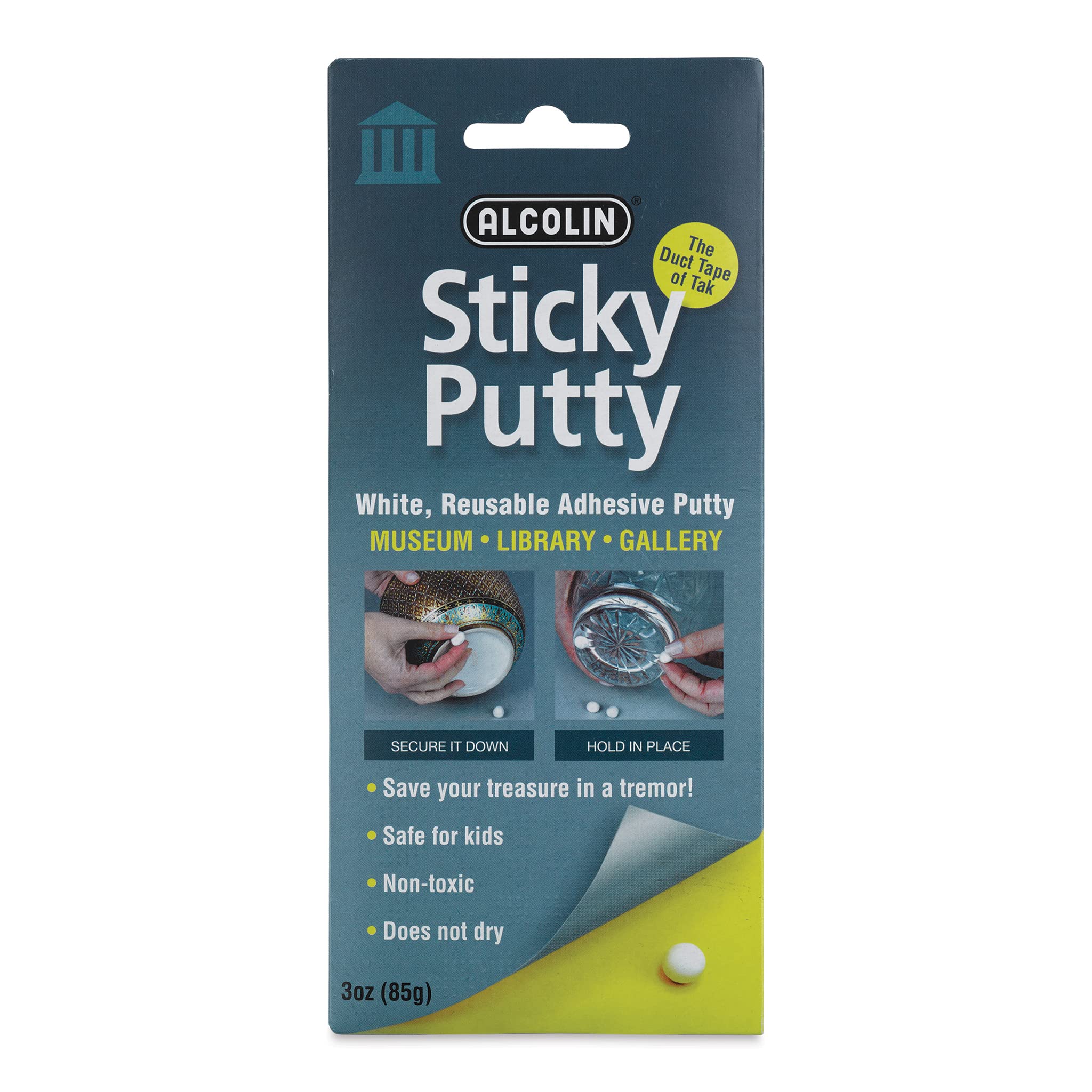Sticky Putty Re-Useable Poster Putty 3-Ounce Package (3-3-Ounce Packs)
