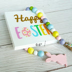 Easter Decorations, 5Pcs Easter Gnome Tiered Tray Decor, 3 Glitter Easter Wood Signs, Truck Full Of Eggs, Easter Bunny Gnome Plu