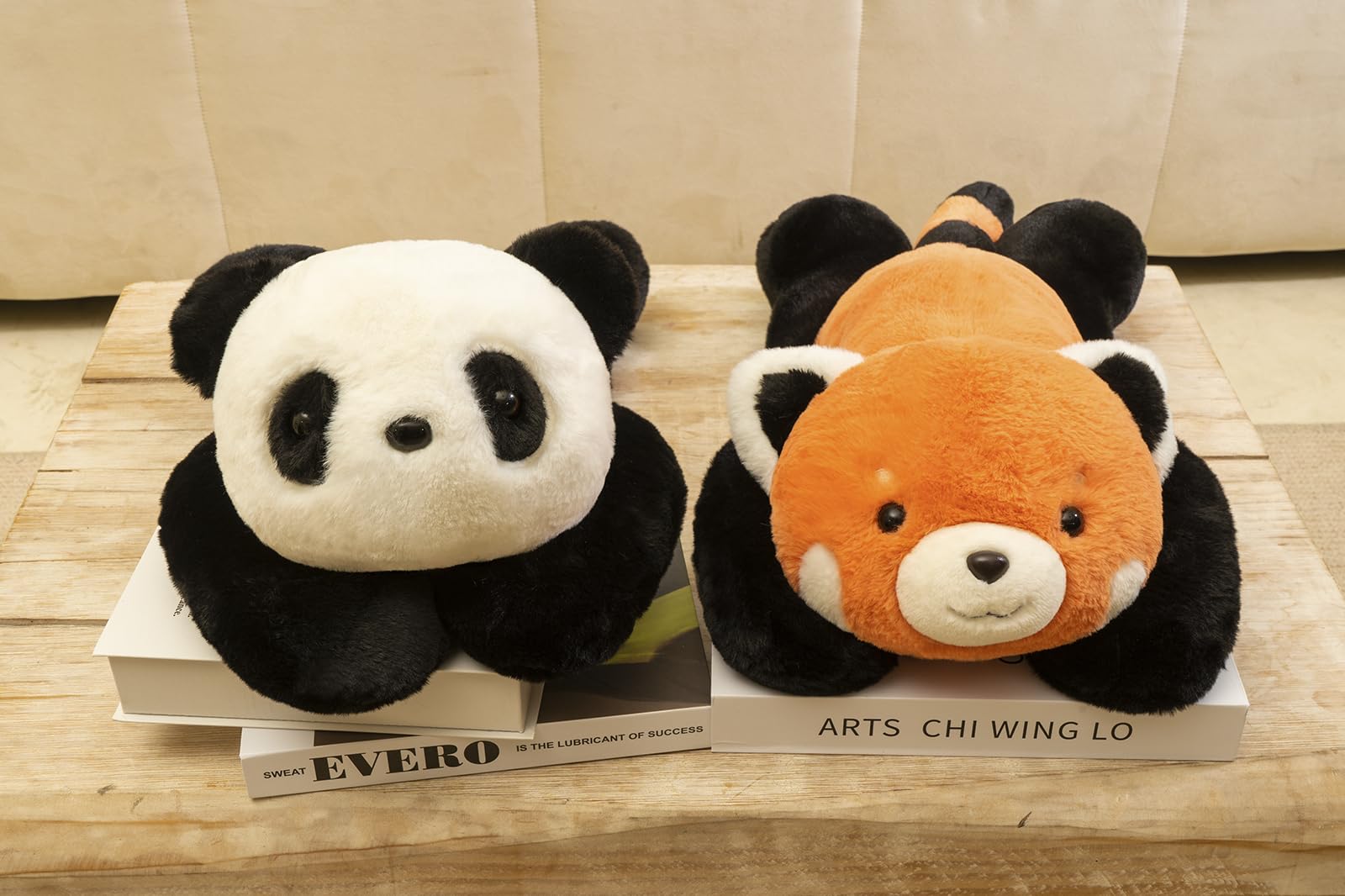 Niuniudaddy Red Panda Weighted Stuffed Animals For Anxiety, 3.3Lb Weighted Plush Red Panda Toys For Adult Kid Girl, Giant Stuffe