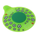 WSZCML Bathtub Drain Stopper, Silicone Tub Stopper Plug, Universal Bath Drain Cover, Kids Tots Babies Gift (Green Football)