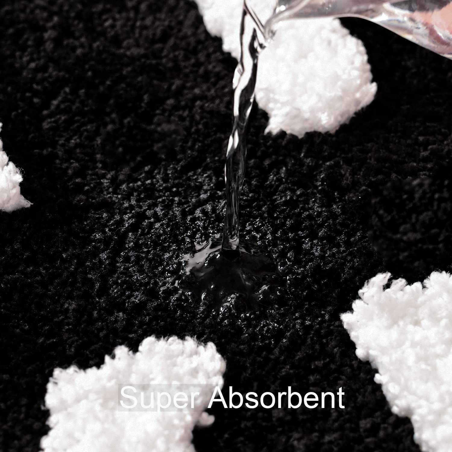 Qjhomo Get Naked Bath Mat Cute Black And White Bathroom Rugs Funny Non Slip Bathtub Decor Mats Super Absorbent Floor Carpet Mach