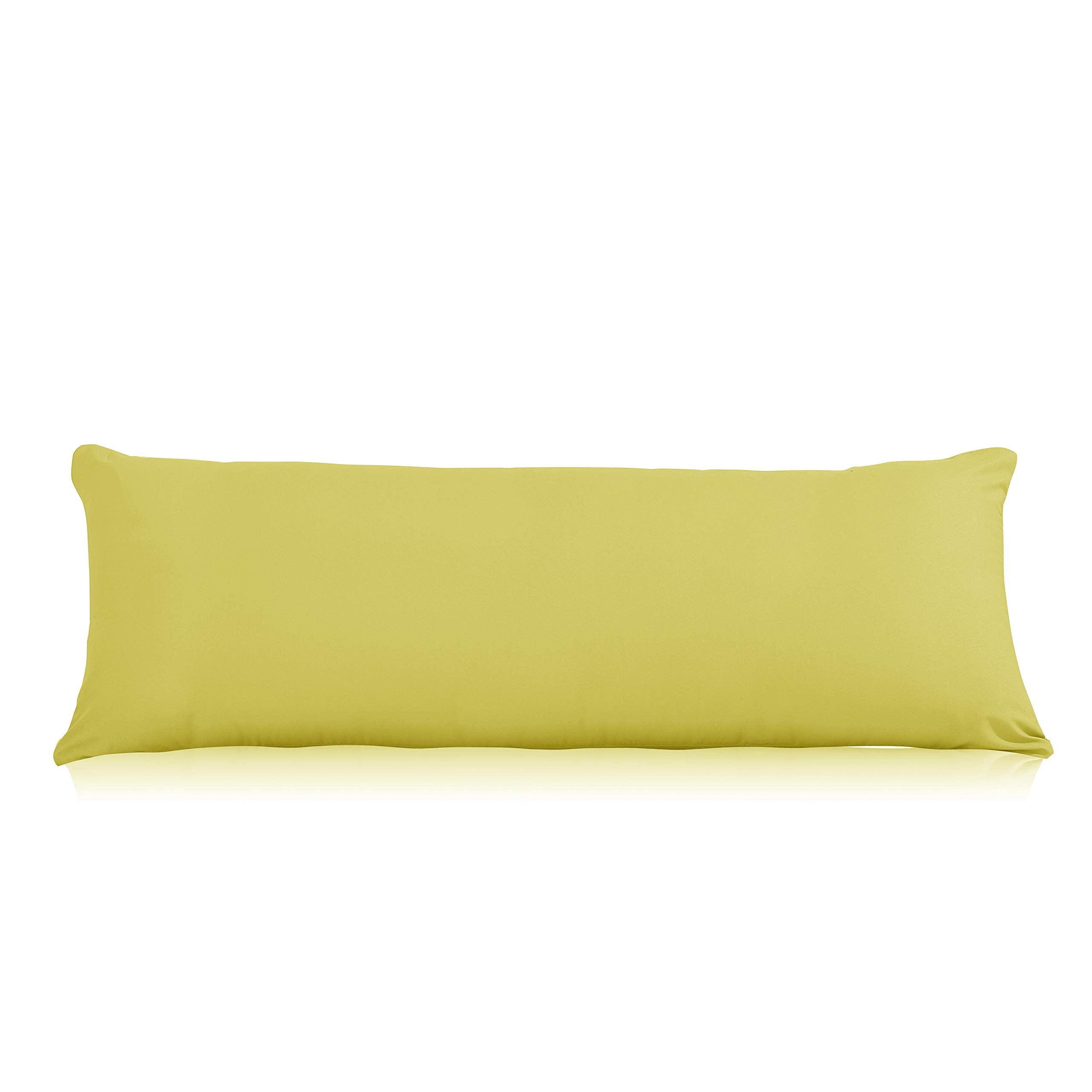 Evolive Ultra Soft Microfiber Body Pillow Cover/Pillowcases 21'X54' With Hidden Zipper Closure (21'X54' Body Pillow Cover, Y