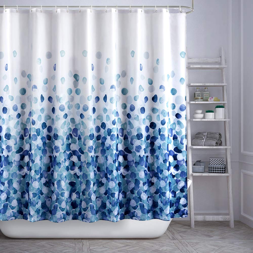 Arichomy Shower Curtain, Polyester Farmhouse Shower Curtain Set Bathroom Fabric Fall Curtains Waterproof Colorful Funny With Sta