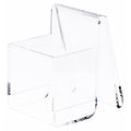 Plymor Clear Acrylic Deluxe Business Card Holder & Display (Vertical), 2.375' W X 3.5' D X 3.5' H