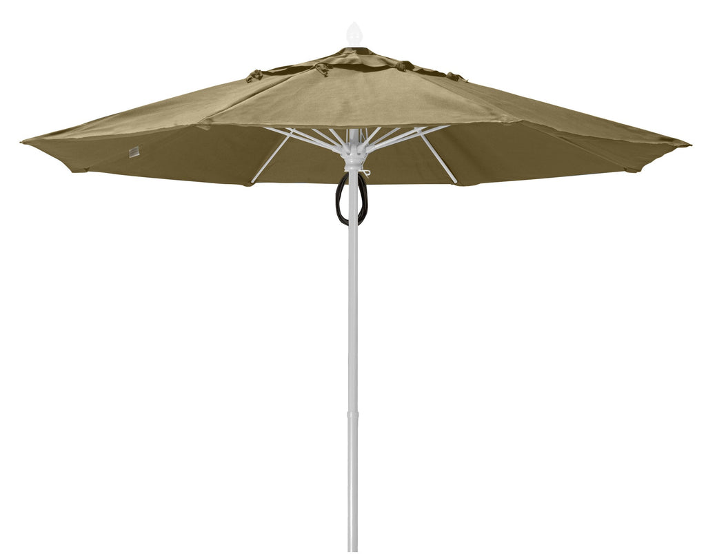 Fiberbuilt Umbrellas 9Mppw-8600 Market Umbrella, 9' Diameter Marine Grade Canopy, Antique Beige