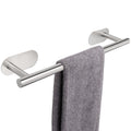 TocTen Self Adhesive Bathroom Towel Bar, Stick Towel Rack for Bathroom, Rustproof Stainless Steel Bath Towel Holder No Damage, E
