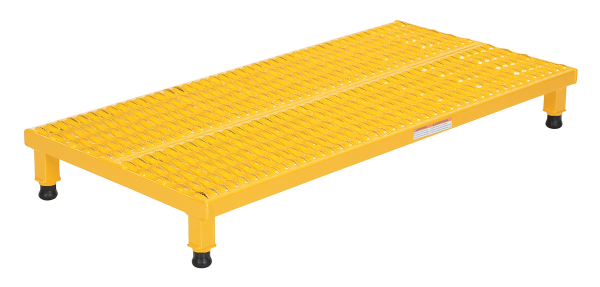 Vestil Ahw-L-2448 Steel Adjustable Work-Mate Stands 48-1/4 In. X 23-1/2 In. X 6-3/4 In. 500 Lb. Capacity Yellow