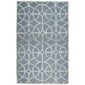 Rizzy Home Hand-Tufted Madison Ivory Trellis Wool & Viscose Area Rug (8' X 10') - 8' X 10'