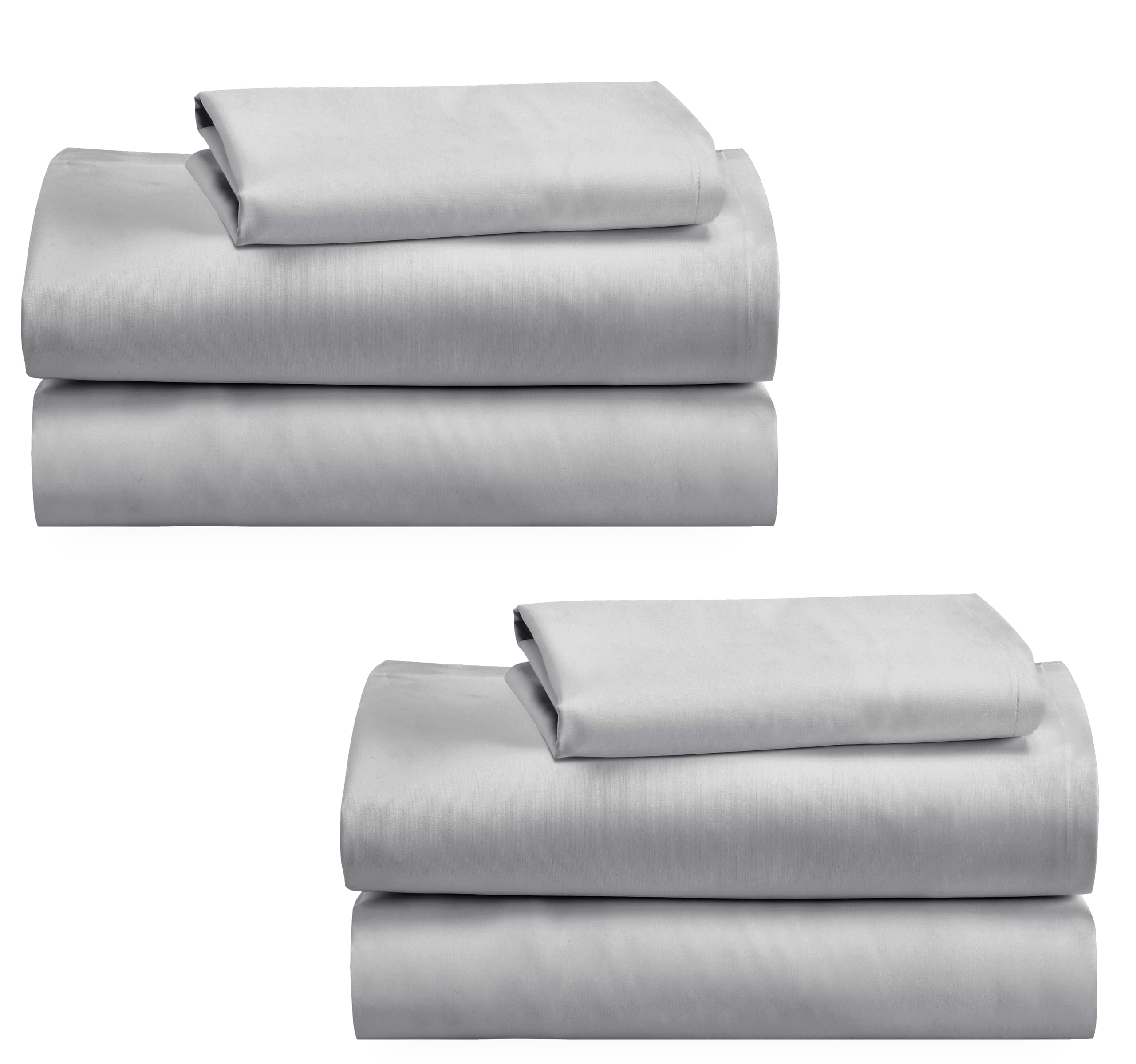 California Design Den 100% Cotton 2-Pack Twin Size Bed Sheets, Soft & Durable Twin Sheet Set Cotton With Deep Pockets, Twin Shee