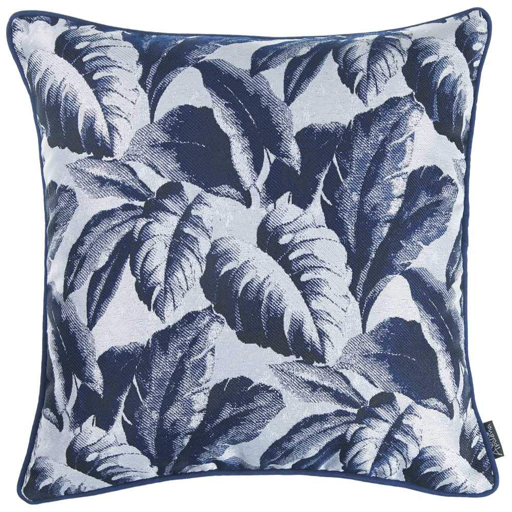 Home Root Pillows 17'x 17' Jacquard Tropical Sky Leaf Decorative Throw Pillow Cover